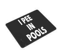 Alfombrilla De Raton Es Gracioso Orinar En Las Piscinas Alfombrilla Ratón con Base De Goma Mouse Pad Superficie Antipolvere Mousepad para Oficina Computadora Home Office L