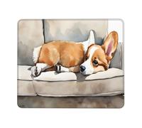 Alfombrilla de ratón estampada de 20 x 24 cm, impermeable, antideslizante, base de goma para laptop, tapete de escritorio para decoración de escritorio en casa y oficina