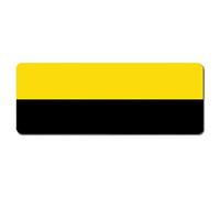 Alfombrilla De Ratón Estera Grande Escritorio Juego Computadora Estera (800 x 300 mm/31.49 x 11.81 Inch, Amarillo Negro)