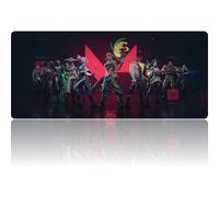 Alfombrilla de ratón estilo Gaming Valorant Jett Omen Phoenix Viper Reyna Sage Clove, tamaño extragrande, antideslizante, bordes finamente cosidos, fácil de limpiar, ideal para juegos y trabajo (c