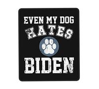 Alfombrilla De Ratón Even My Dog Hates Biden Anti Biden Tapete Escritorio Multifuncional Mouse Pad Protector Alfombra Raton para Trabajo Ordenador Pc 25X30CM