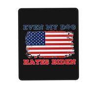 Alfombrilla De Ratón Even My Dog Hates Biden Funny Anti Biden Tapete Escritorio Antideslizamiento Alfombra Raton Protector Mousepad para Ordenador Pc Trabajo 25X30CM