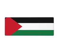Alfombrilla de ratón Extragrande con la Bandera del Estado de Palestina para Ordenador, Consola, Oficina, Juegos y Sala de Estudio, de 30 x 80 cm.