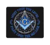 Alfombrilla De Ratón Fe Masónica, Esperanza Y Caridad, Logotipo Masónico Alfombrilla Ratón Ordenador Resistente A La Abrasión Cómoda Mouse Pad, para Portátil, Ordenador, Hogar, 25x30cm