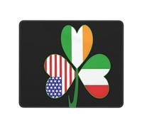 Alfombrilla De Raton Fiesta Italo-Irlandesa Americana con Trébol En El Jardín Alfombrilla Ratón Superficie Antipolvere Mousepad con Base De Goma Mouse Pad para Pc Home Office Hogar XL