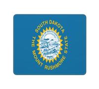 Alfombrilla De Ratón Flag of South Dakota Print Mousepad Protector Mouse Pad Multifuncional Tapete Escritorio para Ordenador Trabajo Pc 25X30CM