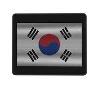 Alfombrilla De Ratón Flag of South Korean Mousepad Multifuncional Tapete Escritorio Duraderos Mouse Pad para Oficina Ordenador Pc 25X30CM