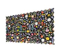 Alfombrilla de ratón Flores - Protector Escritorio para Mujer de Piel Vegana (Mouse Pad) para Uso Profesional u Oficina │ Regalo para Mujer │ Impermeable y Antideslizante (60X35 cm)