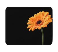 Alfombrilla De Ratón Flower On A Black Background Accesorios Ordenador Suave Mousepad Mejora La Precisión Y La Velocidad Tapete Escritorio para Escritorio Ordenador Oficina Pc 25X30Cm