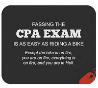 Alfombrilla De Ratón Funny Accounting Accountants Certified Public Accountant Shirt CPA Exam Tapete Escritorio Multifuncional Alfombra Raton Protector Mousepad para Trabajo Oficina Pc 25X30CM