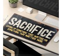 Alfombrilla de ratón Funny Sacrifice: Renunciar a algo que importa por algo que importa más. Alfombrilla de ratón para juegos