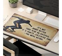 Alfombrilla de ratón Funny Work It'S Not About Better Than Anyone Else It'S About Being Better Than You Were Before Mouse Pad Mouse Pad Funny Office Supplies