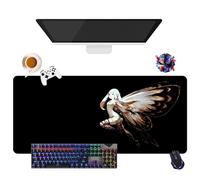 Alfombrilla de ratón Game Bravely Default Flying Fairy | Alfombrilla de ratón Gamer XL | Uso Oficina, Estudio y Hogar | Base antideslizante + Superficie Suave (1, 35,4" × 15,7" × 0,12")