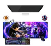 Alfombrilla de ratón Game Solo Leveling | Alfombrilla de ratón Gamer XL | Uso Oficina, Estudio y Hogar | Base Antideslizante + Superficie Suave (2, 31,5" × 11,8" × 0,12")