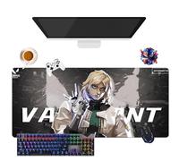 Alfombrilla de ratón Game Valorant Jett Omen Phoenix Viper | Alfombrilla de ratón Gamer XL | Uso Oficina, Estudio y Hogar | Base Antideslizante + Superficie Suave (11,35,4" × 15,7" × 0,12")