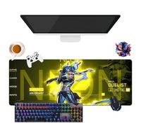 Alfombrilla de ratón Game Valorant Jett Omen Phoenix Viper | Alfombrilla de ratón Gamer XL | Uso Oficina, Estudio y Hogar | Base Antideslizante + Superficie Suave (4, 31,5" × 11,8" × 0,12")