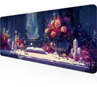 Alfombrilla de Ratón Gaming Fruta, Alfombrilla Ratón XXL 1000x400x3mm, Grande Rojo Mouse Pad con Bordes Cosidos, Impermeable Base de Antideslizante Caucho Tapete Rato para Oficina, Regalo PjY11446 H-P