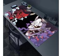 Alfombrilla de ratón gaming grande con diseño de japonés -E, tapete de escritorio para teclado con base antideslizante, ideal para trabajo de juegos en en casa ( X 15.7 pulgadas) 90X40Cm