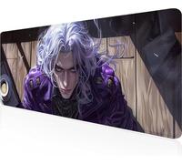 Alfombrilla de Ratón Gaming Hombre, Alfombrilla Ratón XXL 80 x 40 cm, Grande PúRpura Mouse Pad con Bordes Cosidos, Impermeable Base de Antideslizante Caucho Tapete Rato para Oficina PjY1234 5-2