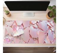 Alfombrilla de Ratón Gaming Rosa, Alfombrilla Ratón XXL 100 x 40cm, Grande Melancolía Mouse Pad con Bordes Cosidos, Impermeable Base de Antideslizante Caucho Tapete Rato para Oficina, PjY8258 6-3