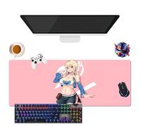 Alfombrilla de ratón genérica Anime Fairy Tail Lucy Erza Wendy Mirajane | Alfombrilla de ratón impermeable extra grande | Base de goma antideslizante para PC, portátil, e-Sport (3, 31,5" × 11,8" ×