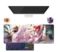 Alfombrilla de ratón genérica Anime Fairy Tail Lucy Erza Wendy Mirajane | Alfombrilla de ratón impermeable extra grande | Base de goma antideslizante para PC, portátil, e-Sport (2, 31,5" × 11,8" ×
