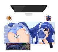 Alfombrilla de ratón genérica Anime Fairy Tail Lucy Erza Wendy Mirajane | Alfombrilla de ratón impermeable extra grande | Base de goma antideslizante para PC, portátil, e-Sport (5, 35,4" × 15,7" ×