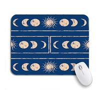 Alfombrilla De Ratón Geometría Sagrada Alquimista Sol Y Luna De La Ciencia Mágica Alfombrilla Raton Lavable Alfombrilla Ratón Ordenador, para Oficina, Ordenador, 25 x 30cm