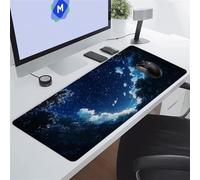 Alfombrilla de Ratón Grande 600x300x2 mm Alfombrillas Ratón XXL Alfombrilla Escritorio Antideslizante Mejora la Precisión y la Velocidad Mouse Pad Gaming para PC Oficina (Cielo Azul)