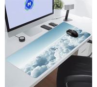 Alfombrilla de Ratón Grande 600x300x2 mm Alfombrillas Ratón XXL Alfombrilla Escritorio Antideslizante Mejora la Precisión y la Velocidad Mouse Pad Gaming para PC Oficina (Nubes Cielo)