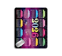 Alfombrilla de ratón grande, alfombrilla de escritorio multifuncional, 2026, diseño de calendario completo, bordes antideslizantes y bloqueados para planificación organizada, calendario de escritorio