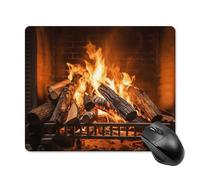 Alfombrilla de ratón grande para chimenea de leña ardiente, alfombrilla de mouse para juegos, alfombrilla de mouse para juegos, alfombrilla de mouse para escritorio, alfombrilla de mouse grande para