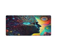 Alfombrilla de ratón Grande para Juegos Journey to The Known 40x90cm con Borde Cosido Base Antideslizante