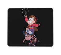 Alfombrilla de ratón Gravity Falls con borde de goma, alfombrilla de escritorio, bloc de notas, alfombrilla de juego multicódigo para ordenadores