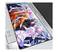 Alfombrilla de ratón Guilty Crown Speed Gaming, Alfombrilla de ratón XXL Anime, 800x300 mm, Alfombrilla Extra Grande con Base de Goma Antideslizante, Bordes cosidos de 3 mm, para computadora PC, D