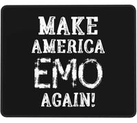 Alfombrilla De Raton Hagamos Que Estados Unidos Vuelva A Ser EMO Alfombrillas Portátil Alfombrillas Cuadradada Impermeable Mouse Pad para Oficina Computadora Home Office L