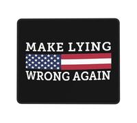Alfombrilla De Ratón Hagamos Que Mentir Vuelva A Ser Un Error. Alfombrilla para Ratón De Oficina Personalizada Moderno Antideslizante Mouse Pad, para Hogar, Portátil, Ordenador, 25x30cm
