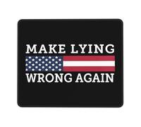 Alfombrilla De Ratón Hagamos Que Mentir Vuelva A Ser Un Error. Alfombrilla Raton Duraderos Moderno Mouse Pad, para Oficina, Ordenador, Portátil, 25x30cm