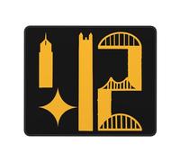 Alfombrilla De Raton Horizonte De Pittsburgh 412 Alfombrillas Cuadradada Gaming Alfombrilla Ratón Impermeable Mousepad para Home Office Pc Hogar M