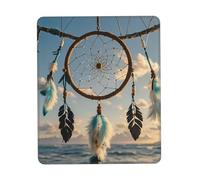 Alfombrilla de ratón impermeable para juegos con base de goma antideslizante, diseño de atrapasueños, alfombrilla de mouse para computadora portátil, lavable, para oficina, mesa de hogar, 25 x 30 cm