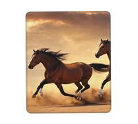 Alfombrilla de ratón impresa con diseño de rayas de caballo, alfombrilla de ratón para juegos, alfombrilla de ratón para computadora portátil, ratón, escritorio de 10 x 12 pulgadas 25,9 x 22,5 cm
