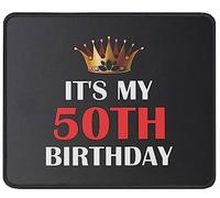 Alfombrilla De Ratón It's My 50Th Birthday 50Th Birthday Funny Tapete Escritorio Duraderos Alfombra Raton Multifuncional Mousepad para Ordenador Oficina Pc 25X30CM