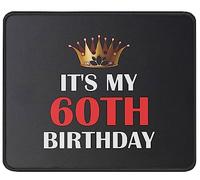 Alfombrilla De Ratón It's My 60Th Birthday 60Th Birthday Funny Mouse Pad Antideslizamiento Mousepad Duraderos Alfombra Raton para Oficina Trabajo Pc 25X30CM