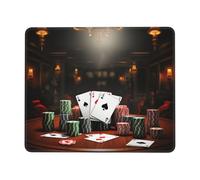 Alfombrilla De Ratón, Jugar A Las Cartas Portátil Alfombrilla Gaming Antideslizante Mouse Mat para Juegos Pc Oficina 25X30Cm