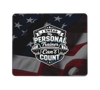 Alfombrilla De Ratón Juro Que Mi Entrenador Personal No Sabe Contar Alfombrilla De Ratón Rectangular Personalizada Moderno Mouse Pad, para Hogar, Portátil, Ordenador, 25x30cm
