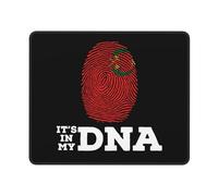 Alfombrilla De Ratón La República Popular El Congo Está En Mi ADN Alfombrilla De Ratón Mejora La Precisión Y La Velocidad Mouse Pad Duradera Protector Escritorio para Pc Juegos Oficina 25X30Cm