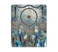 Alfombrilla de ratón lavable, antideslizante, atrapasueños, para computadora portátil, juegos, para hombre y mujer, protector de escritorio para oficina, hogar, trabajo