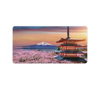 Alfombrilla de ratón lavable Fuji Mountain Japan Travel 30x60cm para portátil PC oficina diseño bonito accesorios de escritorio