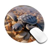 Alfombrilla de ratón lavable para computadora con base de goma antideslizante, bonita alfombrilla de ratón de tortuga marina para laptop, accesorios de escritorio, alfombrilla de mouse para juegos