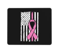 Alfombrilla De Ratón, Lazo Rosa para Concientizar sobre El Cáncer De Mama Mouse Pad Multifuncional Alfombrilla De Escritorio Professional Mousepad para Trabajo Ordenador 25X30Cm